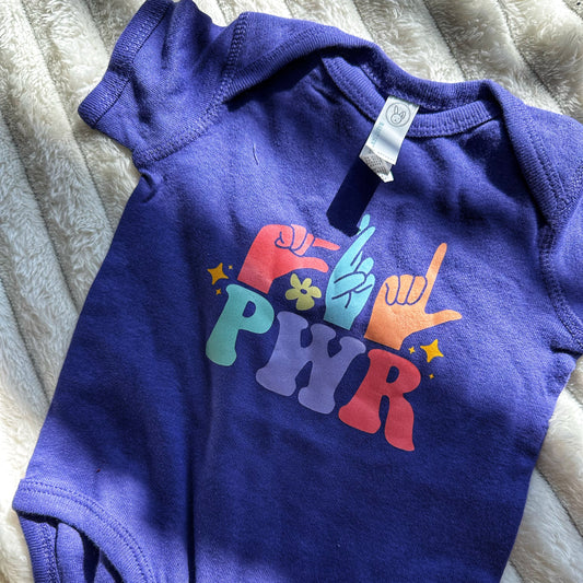 GRL PWR Onesie Tee