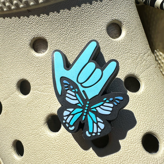 Butterfly ILY Charm