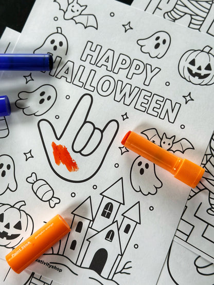 Halloween Coloring Sheet