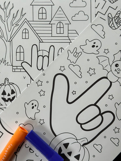 Halloween Coloring Sheet