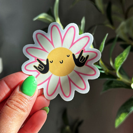 Flower ILY Sticker