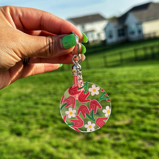 Cherry ILY Acrylic Keychain