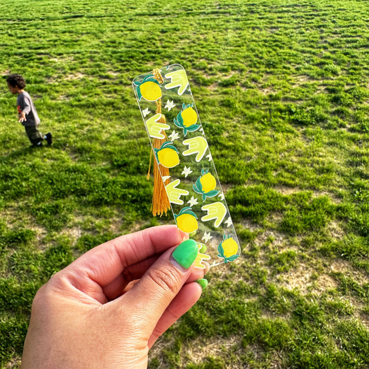 Lemon ILY Acrylic Bookmark
