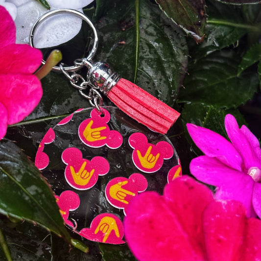 ILY Disney Acrylic Keychain