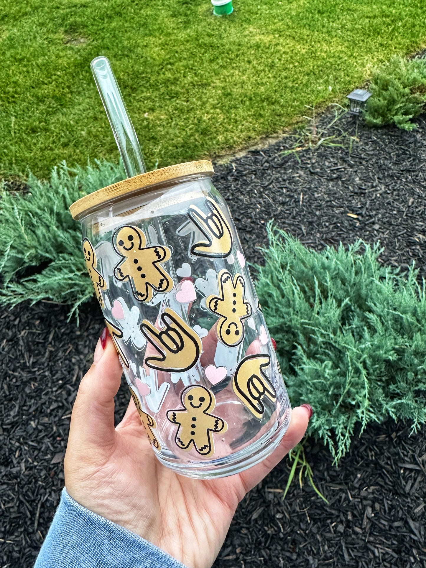 Gingerbread ILY Beer Can