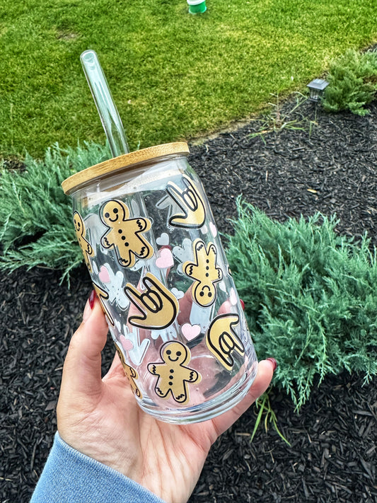 Gingerbread ILY Beer Can