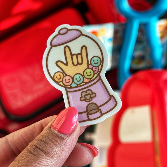 Candy Vending ILY Sticker