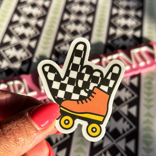 Roller Skate ILY Sticker