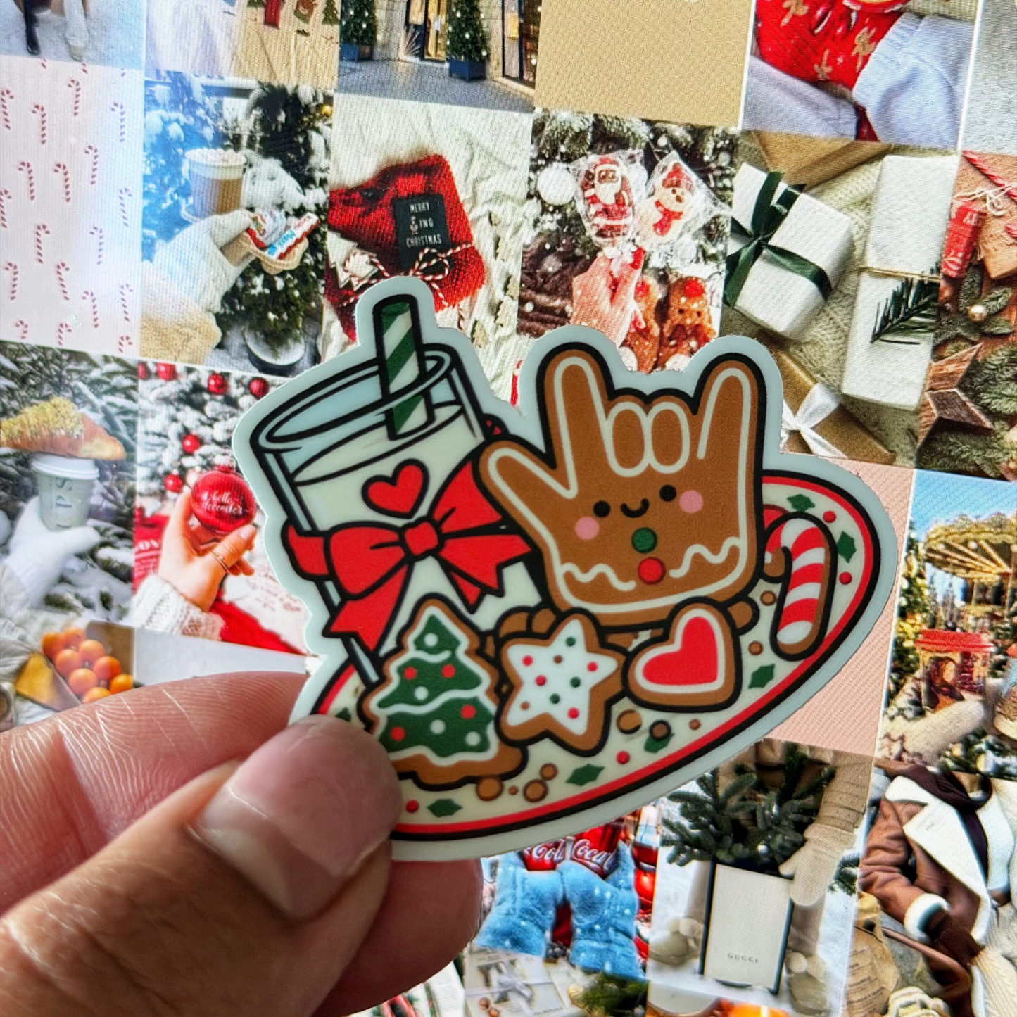 ILY Milk & Cookies Sticker