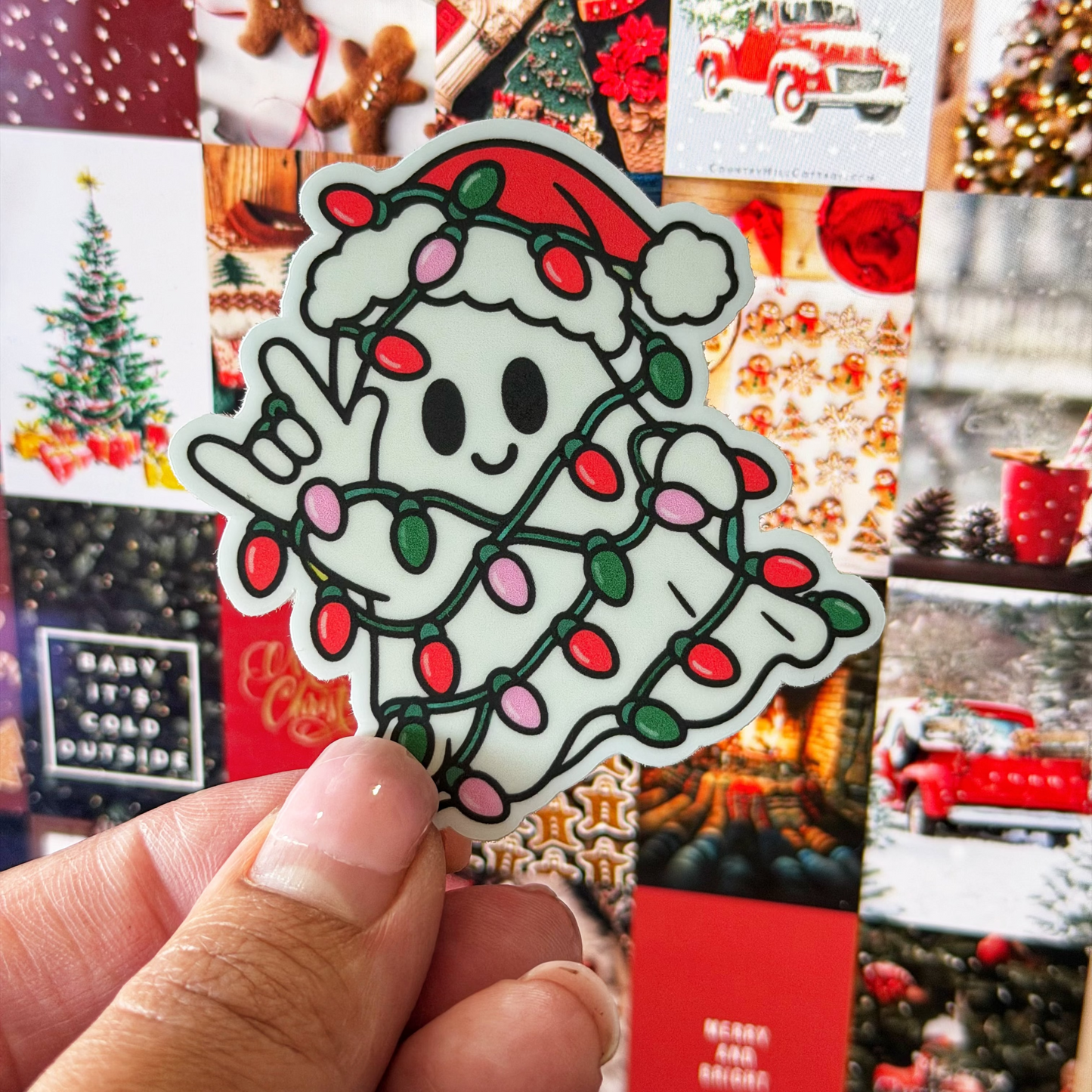 ILY Tangled Ghost Sticker