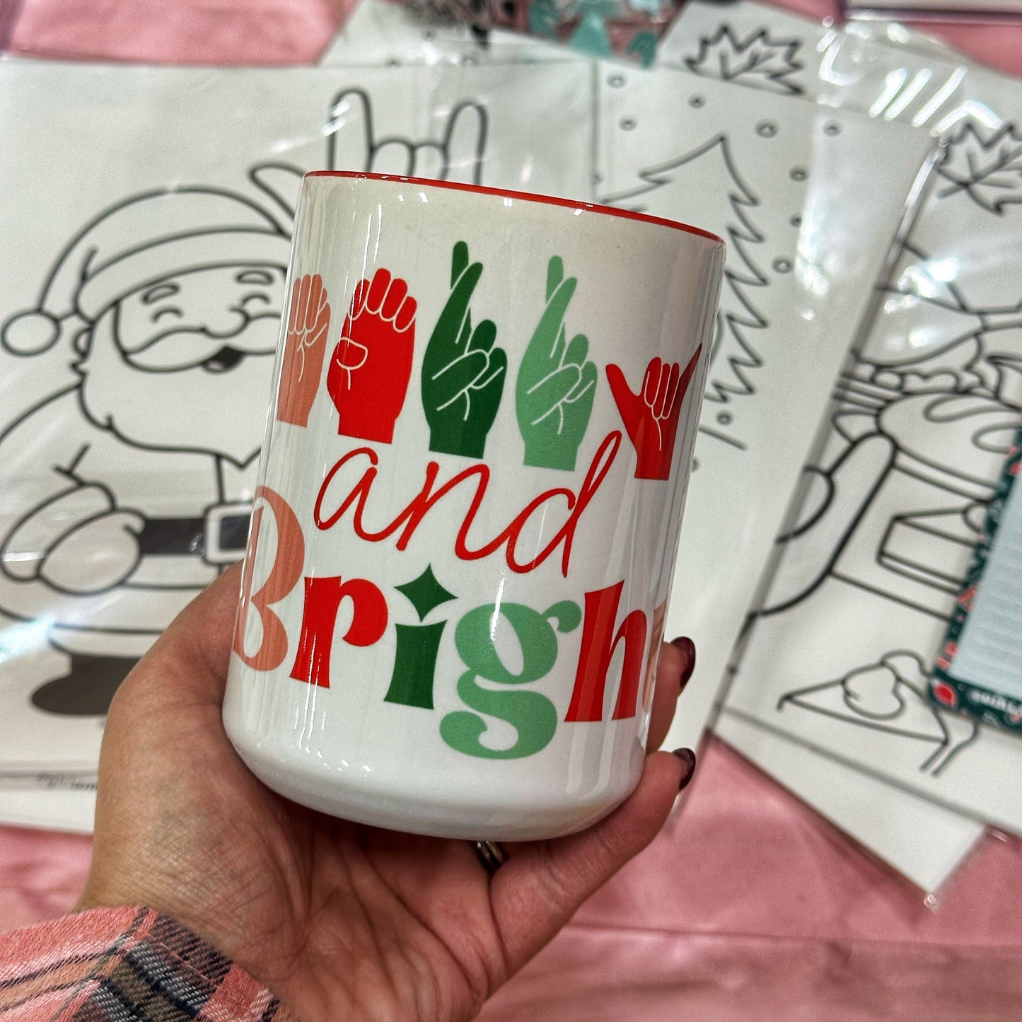 Merry Bright Red Mug