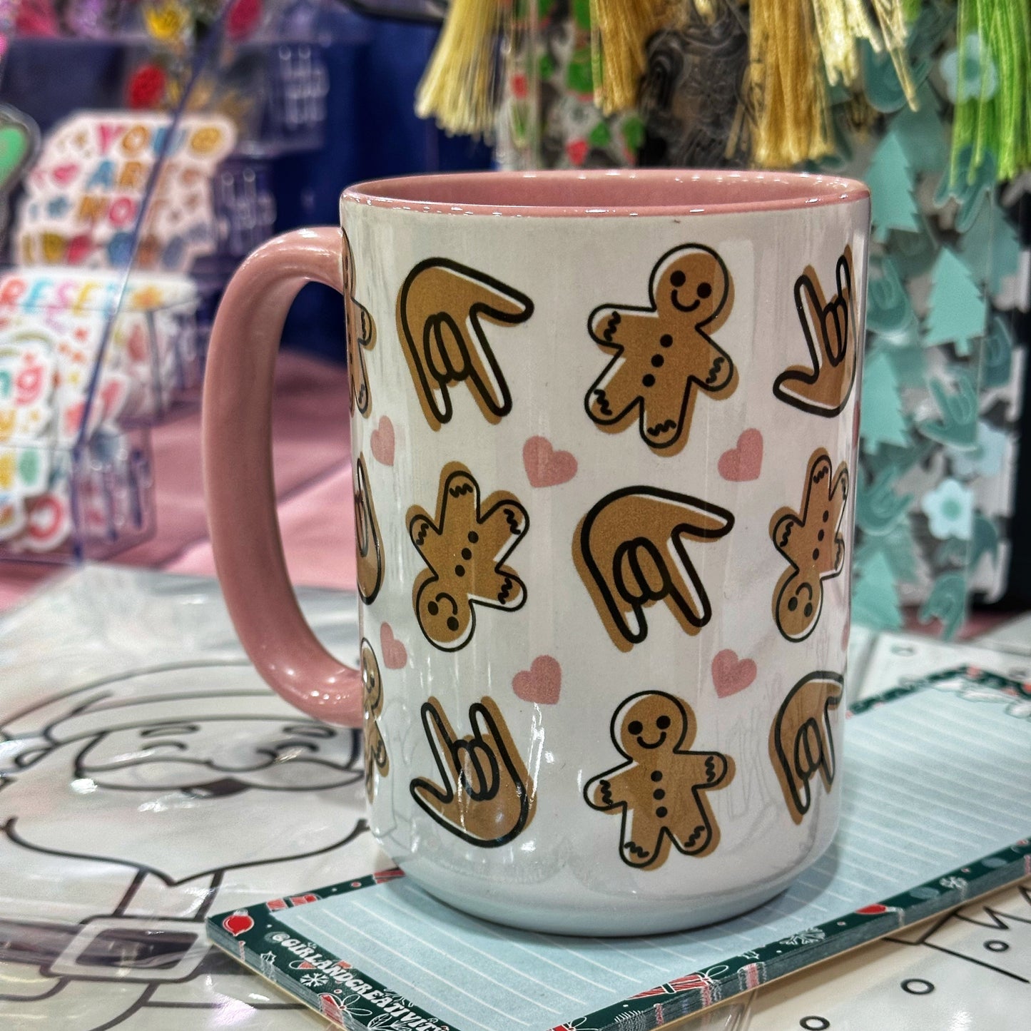 Gingerbread Pink Mug