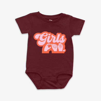 Girls Can Onesie Tee