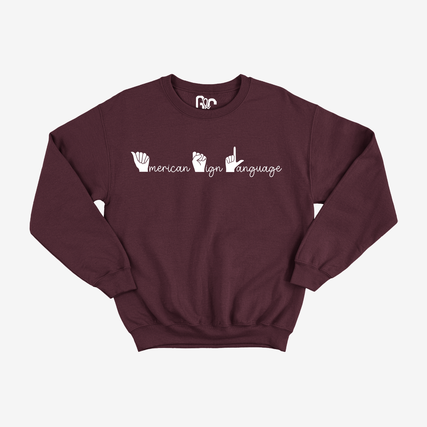 American Sign Language Crewneck