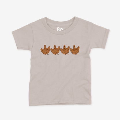 Warm Cookie ILY Toddler Tee
