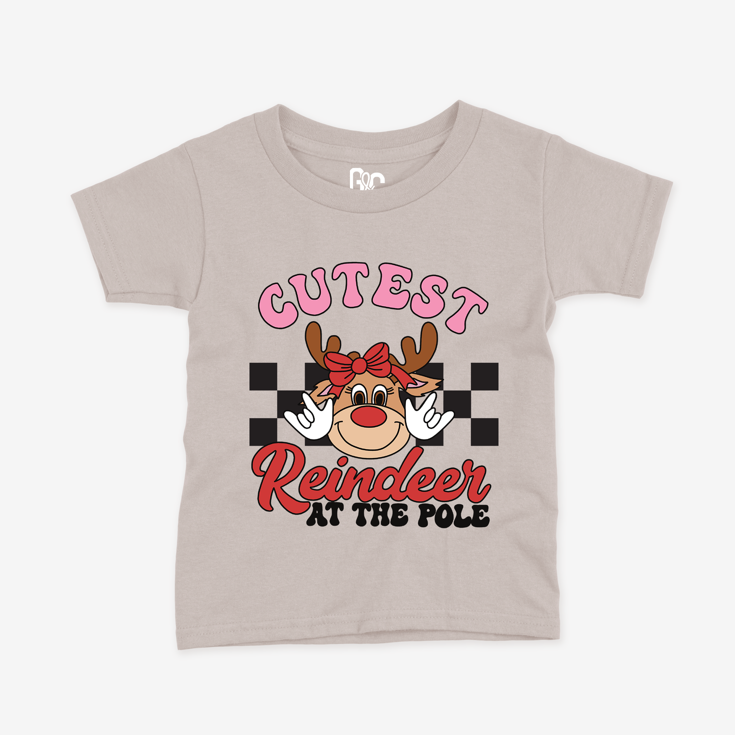 Cutest Reindeer ILY Toddler Tee