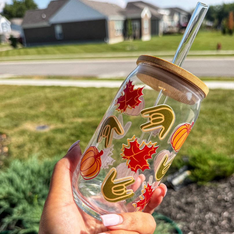 Autumn ILY Beer Can