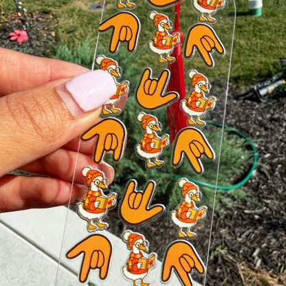 Cozy Goose ILY Acrylic Bookmark