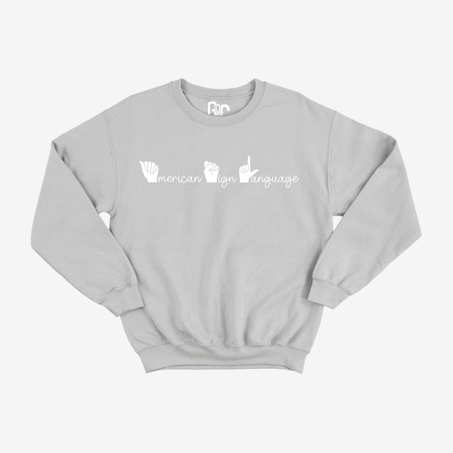 American Sign Language Crewneck