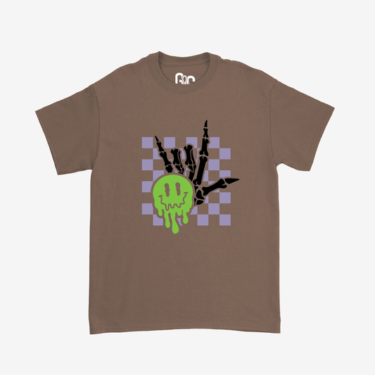 Spooky ILY Checkered Tee