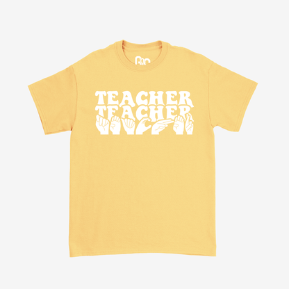 Teacher Pattern Tee