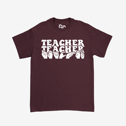 Teacher Pattern Tee