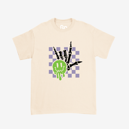 Spooky ILY Checkered Tee