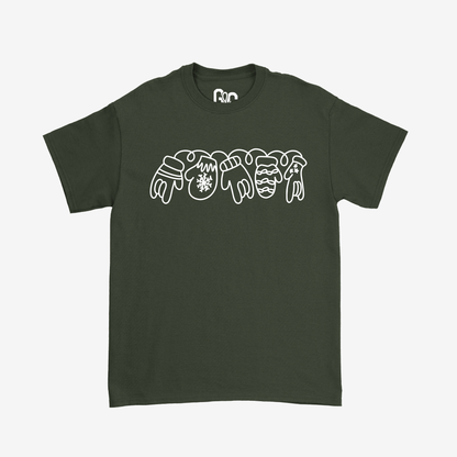 Christmas Mittens ILY Tee