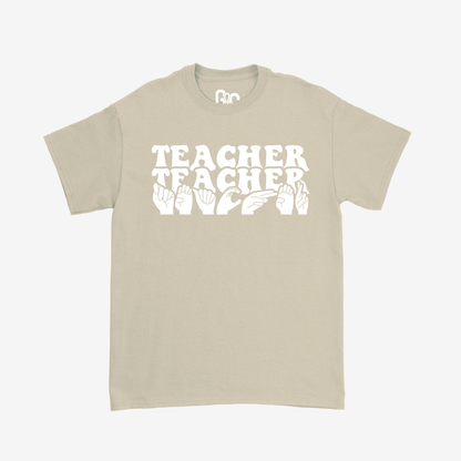 Teacher Pattern Tee