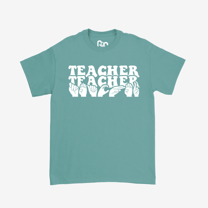 Teacher Pattern Tee