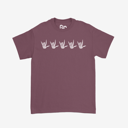 Skeleton ILY Pattern Tee