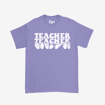 Teacher Pattern Tee