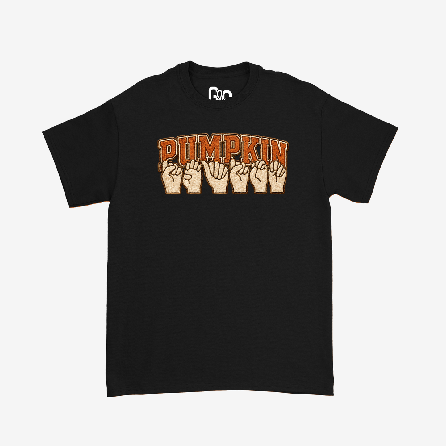 Faux Embroidery Pumpkin Season Tee