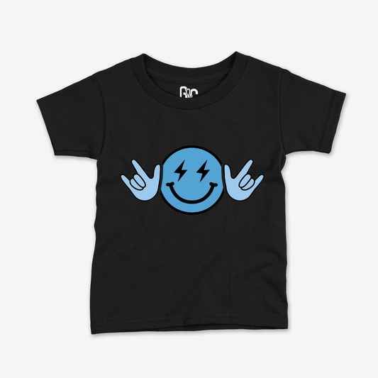 Blue Smiley ILY Toddler Tee