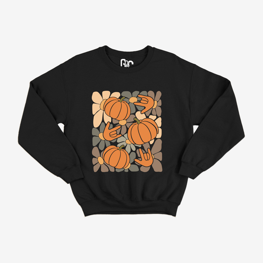 Floral Pumpkin Crewneck