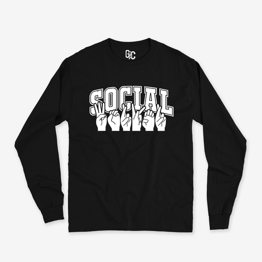 Social Worker Varsity Long Sleeve