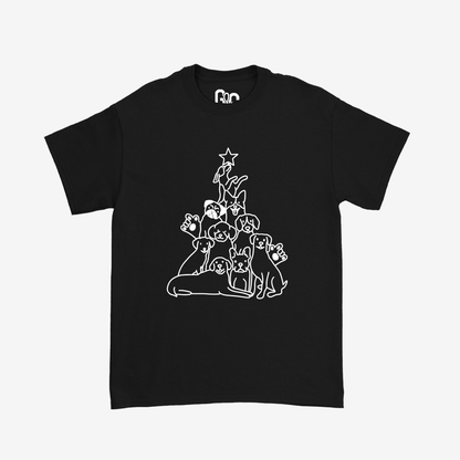 Dog Christmas Tree Tee