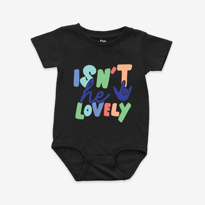 Isn't He Lovely Onesie Tee