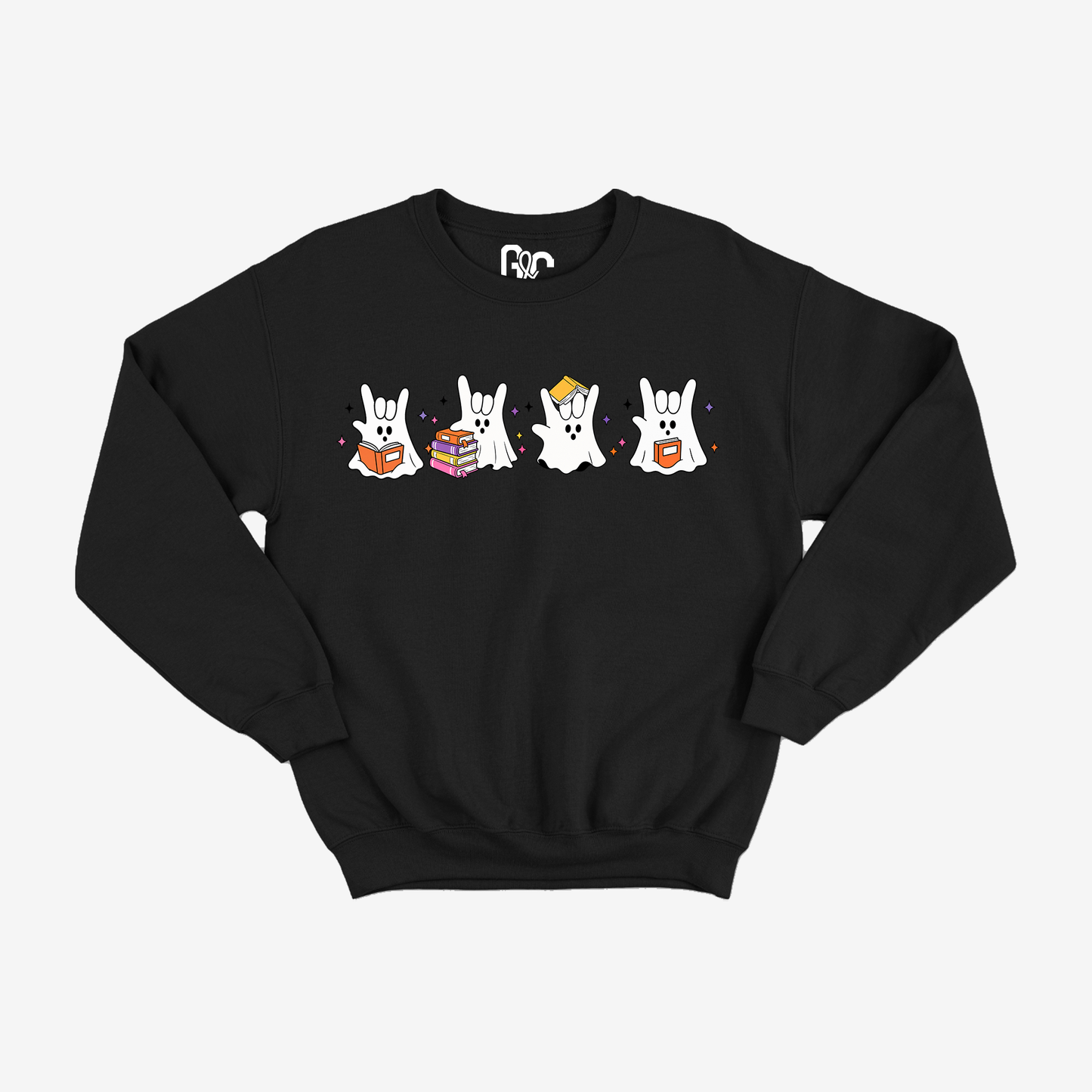 ILY Book Ghost Crewneck