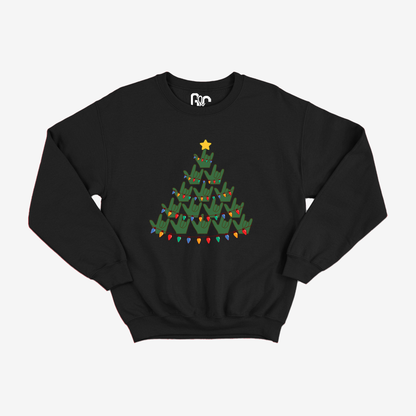 Christmas Tree Light ILY Youth Crewneck