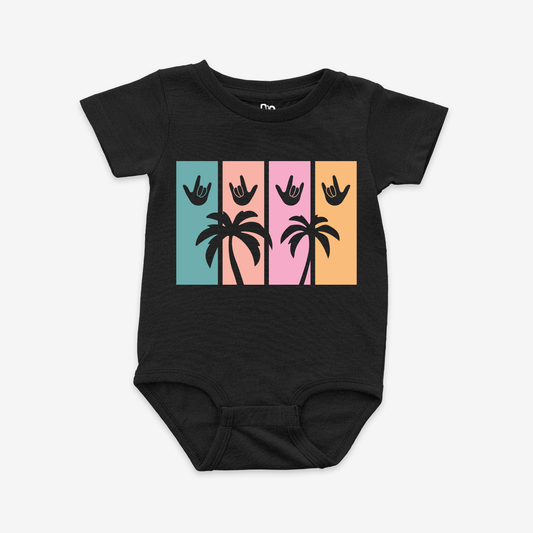 Palm Tree ILY Onesie Tee