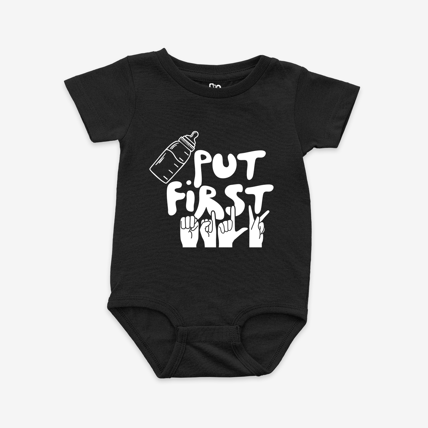 Put First Milk Onesie Tee