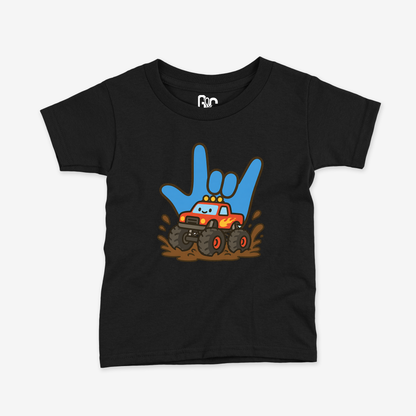 Monster Truck ILY Toddler Tee