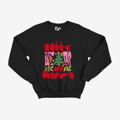 Merry Bright Colorful Crewneck