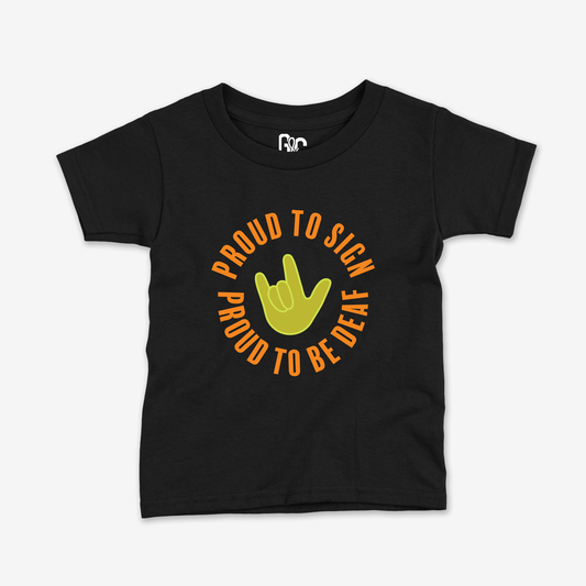 Proud to Sign, Proud to Be Deaf T/Y Tee