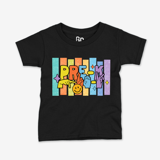 Pre-K Retro Striped T/Y Tee