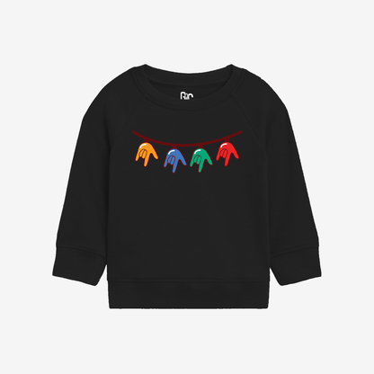 Christmas Light Bulb ILY Toddler Crewneck