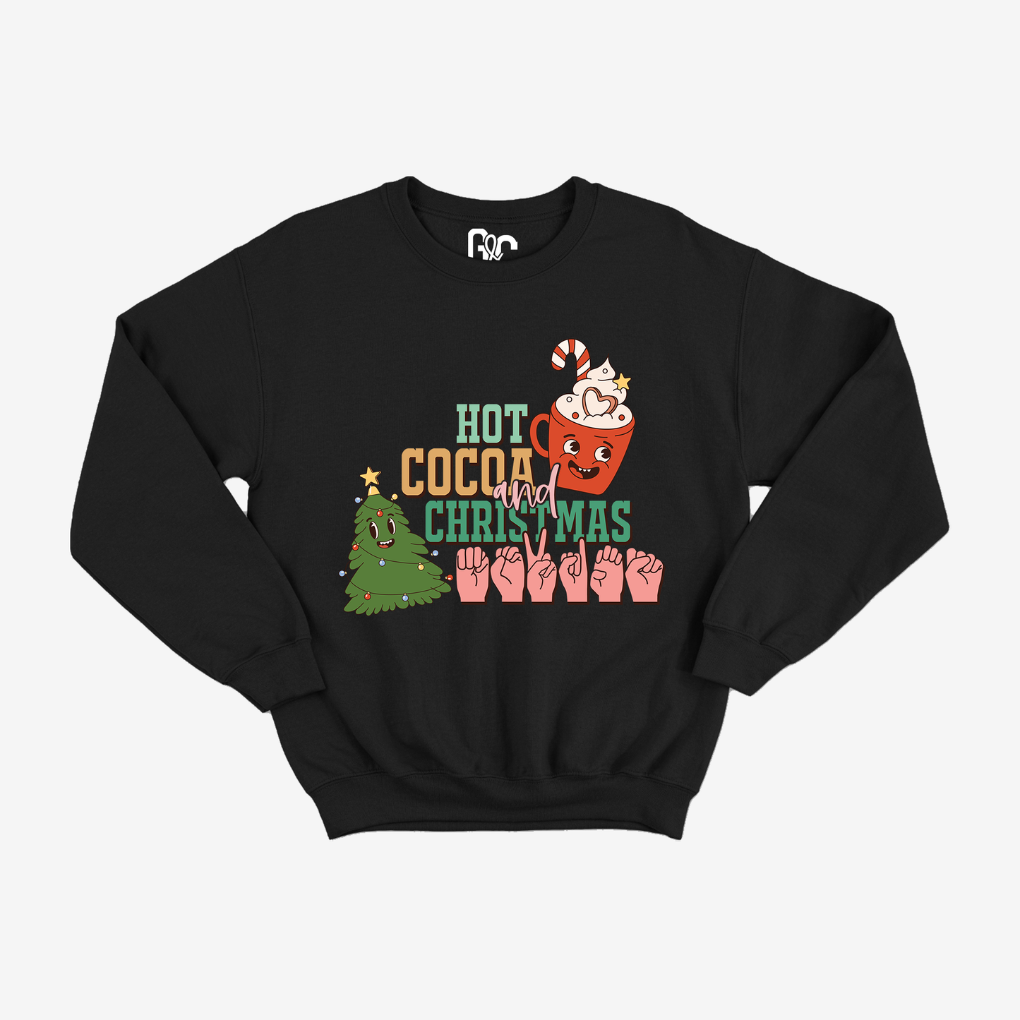 Hot Cocoa & Christmas Movies Crewneck