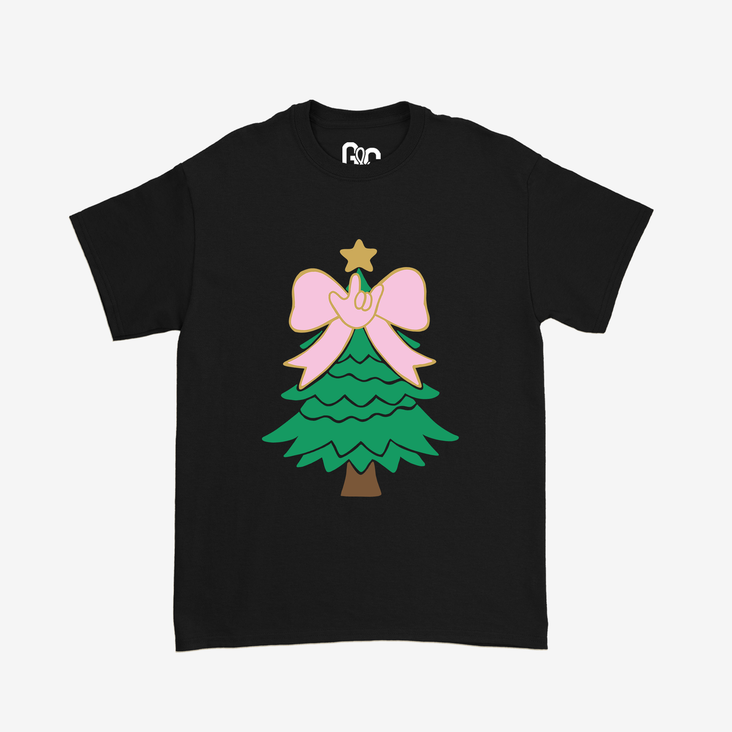 Bow Xmas Tree Tee
