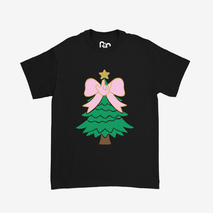 Bow Xmas Tree Tee